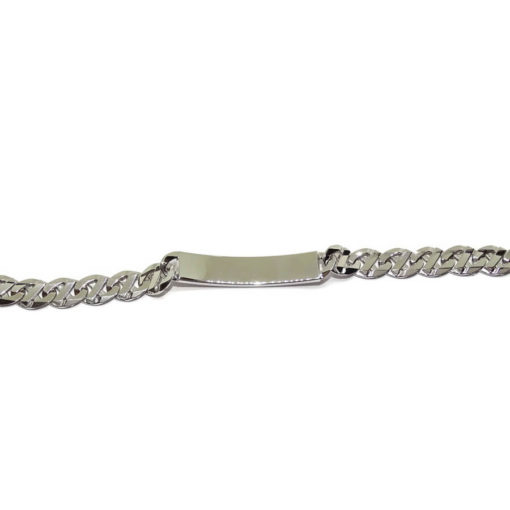 Esclava para Hombre de Oro Blanco de 18k Maciza 21.95gr - Imagen 5