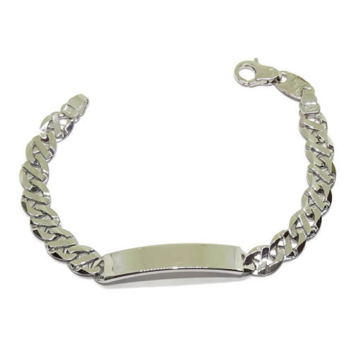Esclava para Hombre de Oro Blanco de 18k Maciza 21.95gr - Imagen 3