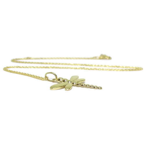 Colgante de libélula de Oro Amarillo de 18K - Imagen 5