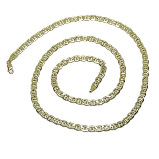 Cadena de Oro Amarillo de 18k Hueca para Hombre Modelo Ancla de 5mm 15.60gr - Imagen 4