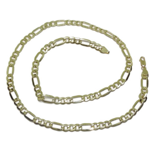 Cadena de Oro Amarillo de 18k para Hombre Modelo 3x1 de 7mm 19.25gr