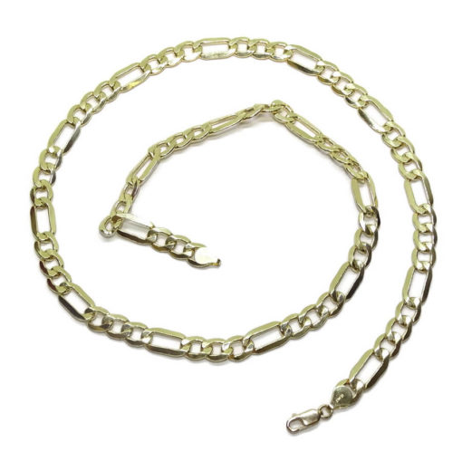Fuerte Cadena de Oro Amarillo de 18k para Hombre de 8mm para hombre 25.20gr