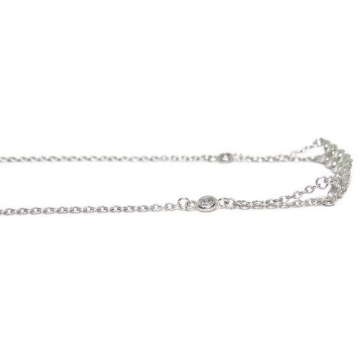 Pulsera juvenil de oro de blanco 18k - Imagen 4