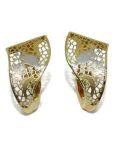Pendientes para mujer de oro amarillo 6.05gr italianos