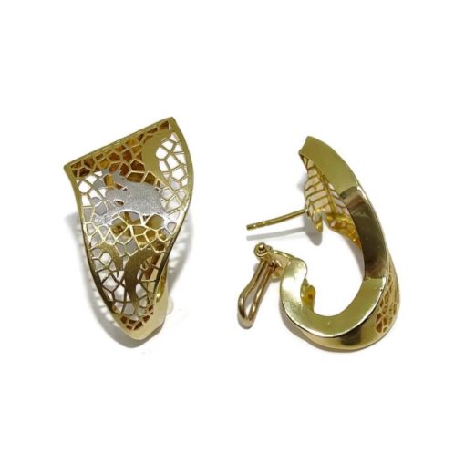 Pendientes para mujer de oro amarillo 6.05gr italianos - Imagen 5