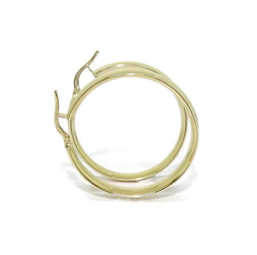 aros grandes de oro 4.90gr ancho 6mm - Imagen 6
