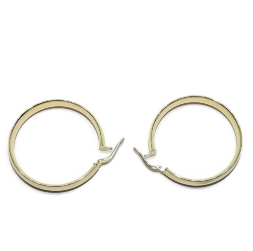 aros grandes de oro 4.90gr ancho 6mm - Imagen 3