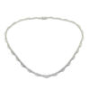 gargantilla mujer de Oro Blanco y Diamantes