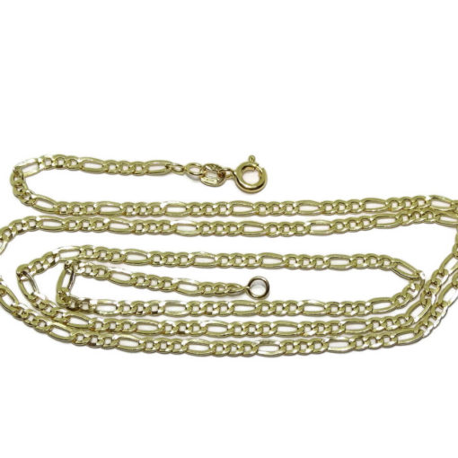 Cadena de Oro Amarillo de 18K para Hombre Modelo 3x1 de 3mm de Ancha por 60cm - Imagen 4