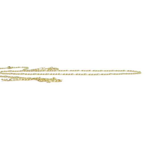 Cadena de Oro Amarillo de 18K para Hombre Modelo 3x1 de 3mm de Ancha por 60cm - Imagen 6