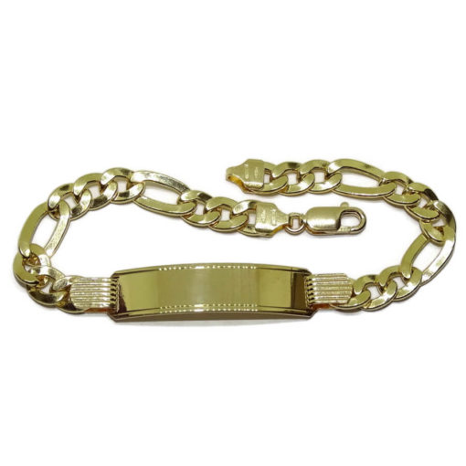 Pulsera para Hombre Grande de Oro de 18k con Placa y Cadena 3x1 - Imagen 6