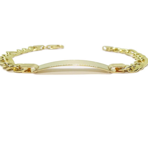 Pulsera para Hombre Grande de Oro de 18k con Placa y Cadena 3x1 - Imagen 5