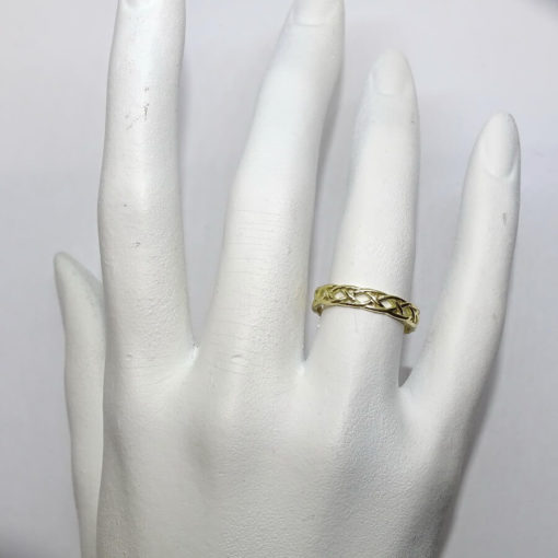 Alianzas entrelazad@s hasta el infinito de oro de 18k - Imagen 2