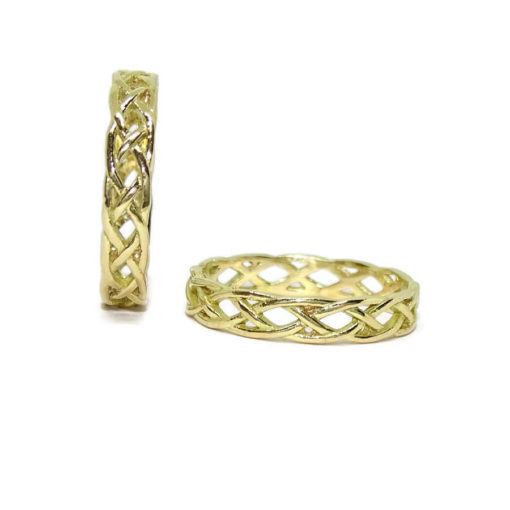 Alianzas entrelazad@s hasta el infinito de oro de 18k - Imagen 6