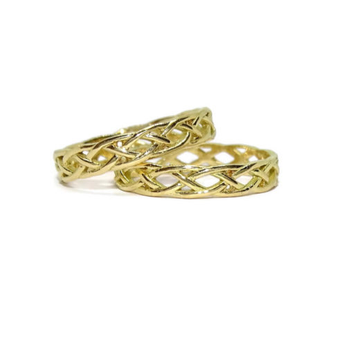 Alianzas entrelazad@s hasta el infinito de oro de 18k - Imagen 3