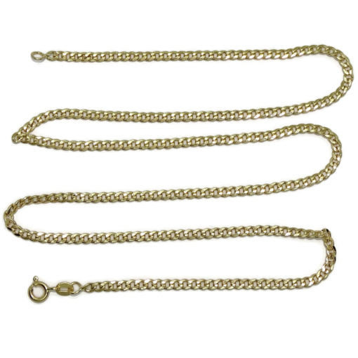 Cadena de Oro Amarillo de 18k de oro para Hombre barbada 3mm - Imagen 5