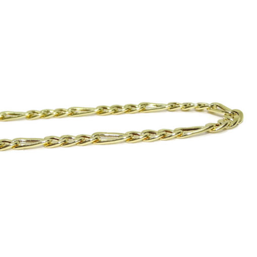 cadena de oro amarillo de 18k modelo 3x1 de 60cm 4mm de ancha. 6.75gr - Imagen 3