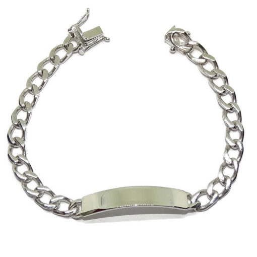 Esclava para Hombre de Oro blanco de 18k Maciza, 21.95gr - Imagen 7