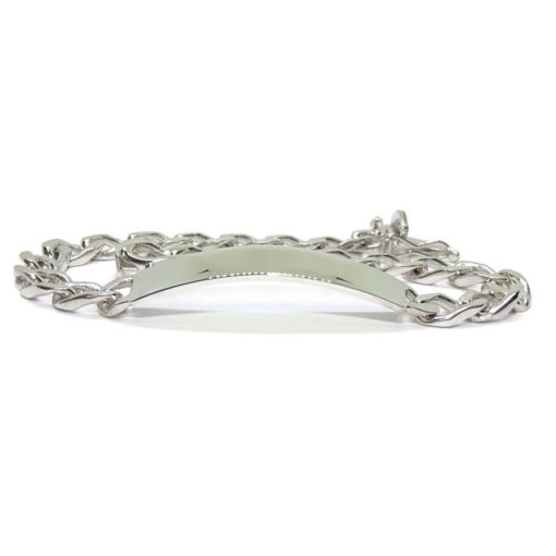 Esclava para Hombre de Oro blanco de 18k Maciza, 21.95gr - Imagen 6