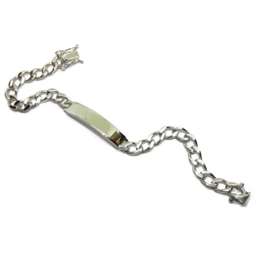 Esclava para Hombre de Oro blanco de 18k Maciza, 21.95gr - Imagen 3