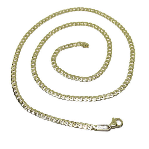 Cadena para hombre de oro amarillo de 18k tipo barbada grande, de 4mm 16.80gr - Imagen 5