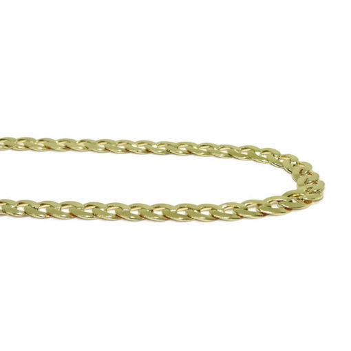 Cadena para hombre de oro amarillo de 18k tipo barbada grande, de 4mm 16.80gr - Imagen 4