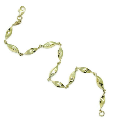 Pulsera para mujer de Oro Amarillo de 18k con cadena de eslabones. 3.40gr - Imagen 4