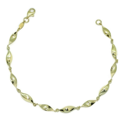 Pulsera para mujer de Oro Amarillo de 18k con cadena de eslabones. 3.40gr