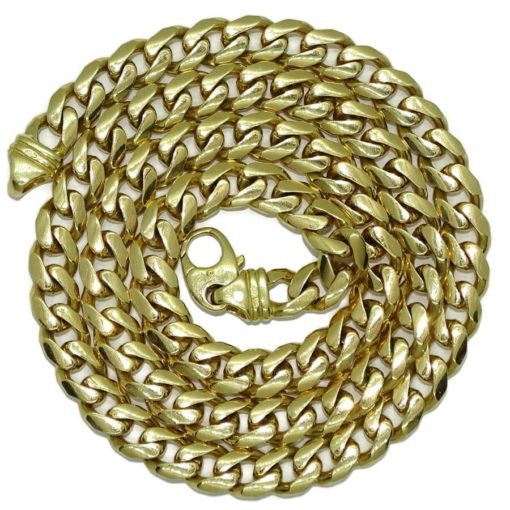 Exclusiva de esta web- Cadena de oro macizo amarillo de 18k para hombre. Muy grande.