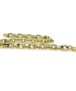 Vistosa pulsera para hombre de oro de 18k de 5.50 mm de ancha y 22.50cm de larga. - Imagen 5