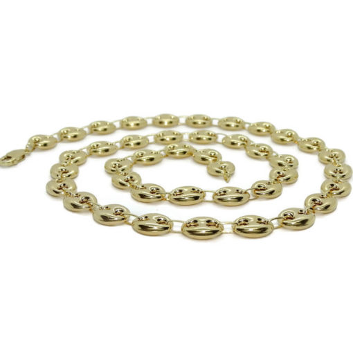 Impresionante calabrote de oro amarillo de 18k de 1.20x1.00cm y 60cm de largo. Cierre mosquetón para total seguridad. Peso; 28.80 gr de oro de 18k - Imagen 3