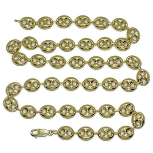 Impresionante calabrote de oro amarillo de 18k de 1.20x1.00cm y 60cm de largo. Cierre mosquetón para total seguridad. Peso; 28.80 gr de oro de 18k - Imagen 6