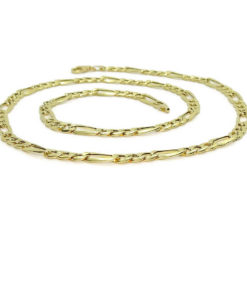 Cadena de oro amarillo de 18k para hombre modelo 3x1 plana de 6.00 mm de grosor por 60cm de larga - Imagen 8