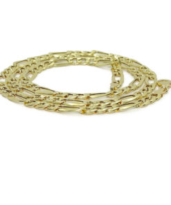 Cadena de oro amarillo de 18k para hombre modelo 3x1 plana de 6.00 mm de grosor por 60cm de larga - Imagen 5