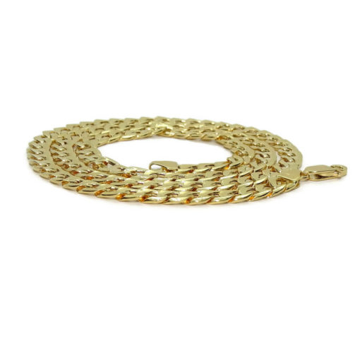 Preciosa cadena para hombre muy aparente de oro de 18k y 60cm de larga. 6.50 mm de ancha. - Imagen 3