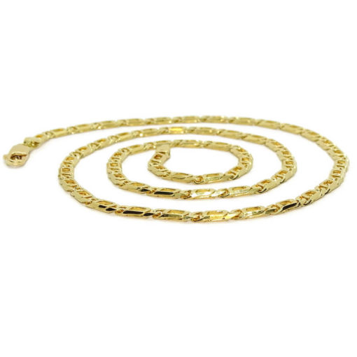 Cadena de oro macizo para hombre de 4.00 de ancha y 60.00cm de larga. Cierre mosquetón. Peso: 30.65 gr de oro de 18k - Imagen 7
