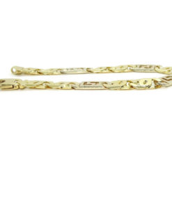 Impresionante Pulsera para Hombre de Oro Amarillo y oro blanco de 18k Maciza. 45.85 gr. - Imagen 7