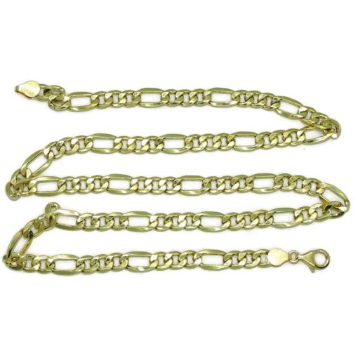 Cadena de oro amarillo de 18k para hombre modelo 3x1 plana de 7.50 mm de grosor por 60cm de larga - Imagen 6