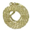 Cadena de oro macizo para hombre de 3.50 de ancha y 60.00cm de larga.