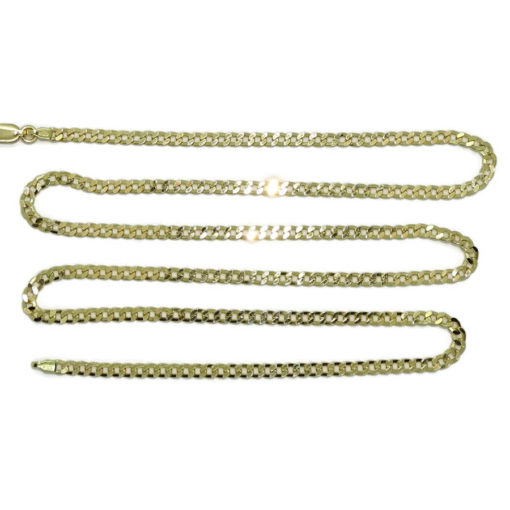 Cadena de oro macizo para hombre de 3.00 de ancha y 60.00cm de larga. - Imagen 6