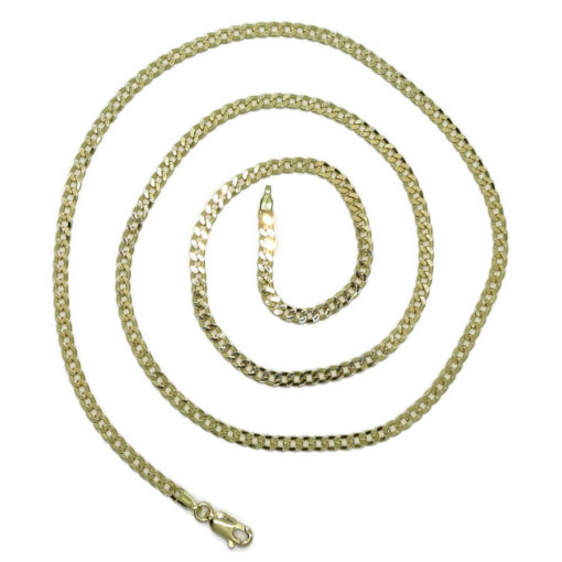 Cadena de oro macizo para hombre de 3.00 de ancha y 60.00cm de larga. - Imagen 7