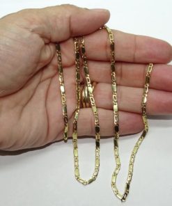 Cadena de oro macizo para hombre de 2.00 de ancha y 60.00cm de larga. - Imagen 3