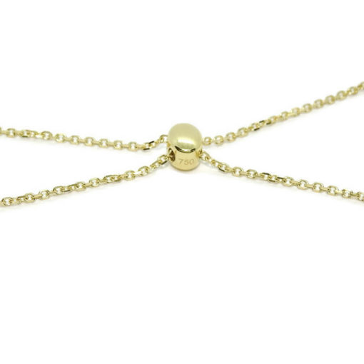 Preciosa pulsera de oro amarillo de 18k con 58 diamantes auténticos y 13 zafiros de color certificados - Imagen 8
