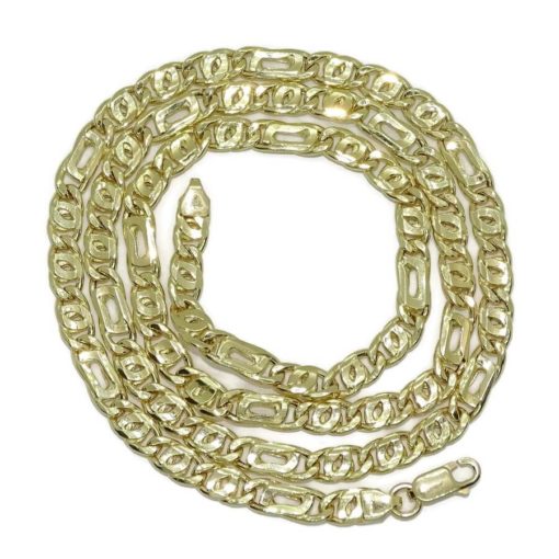 Cadena de oro de 18k para hombre muy vistosa de 5.00 de ancha. Peso: 21.40gr de oro de 18k - Imagen 4