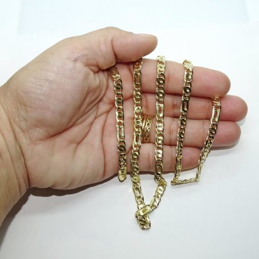Cadena de oro de 18k para hombre muy vistosa de 5.00 de ancha. Peso: 21.40gr de oro de 18k - Imagen 3
