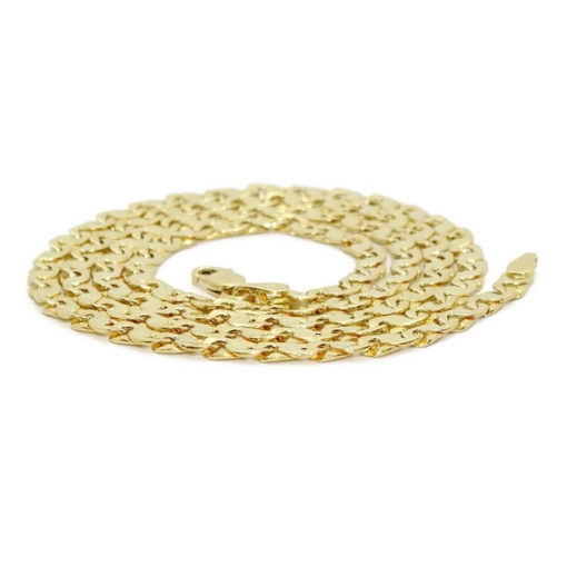 Cadena de oro de 18k para hombre de eslabones de ochos, de 4.00 de ancha y 60.00cm de larga. Cierre mosquetón. Peso: 11.35 gr de oro de 18k - Imagen 5
