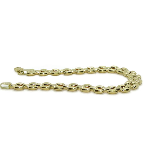 Pulsera clásica para mujer de Oro Amarillo de 18k de 19.00cm de Larga. Cierre mosquetón Peso; 4.85 gr de oro de 18k. - Imagen 7