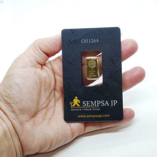 Lingote de oro puro macizo de 5.00gr de oro de 24k precintado en blister con certificado de garantía numerado. Cada lingote es único. - Imagen 4