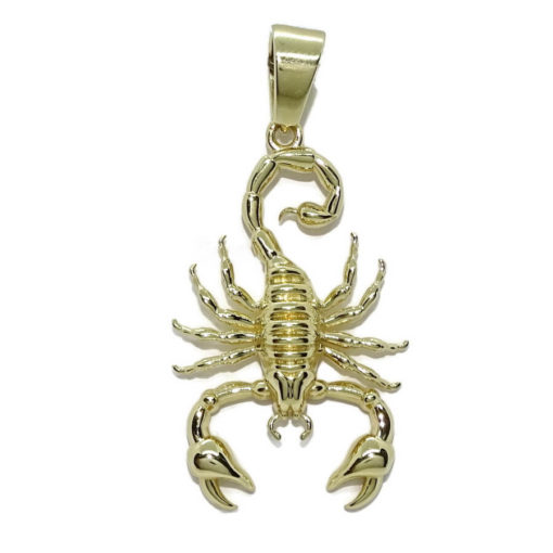 Colgante de escorpión de oro amarillo de 18k . 4.60 gr de oro de 18k