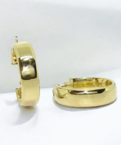 Pendientes aros pequeños de oro amarillo de 18k 1.90gr